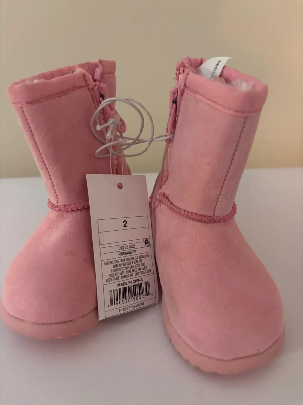Baby Pink Cozy Boots NWT